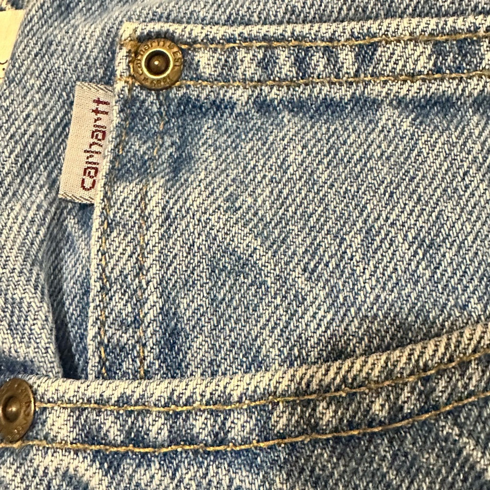 Carhartt Authentic,Vintage B26 STW Denim Shorts/Jorts Men’s Sz 42 - Picture 6 of 12